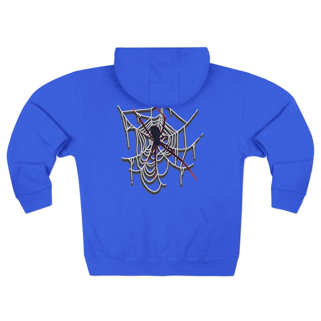 Spider Web Zip Hoodie