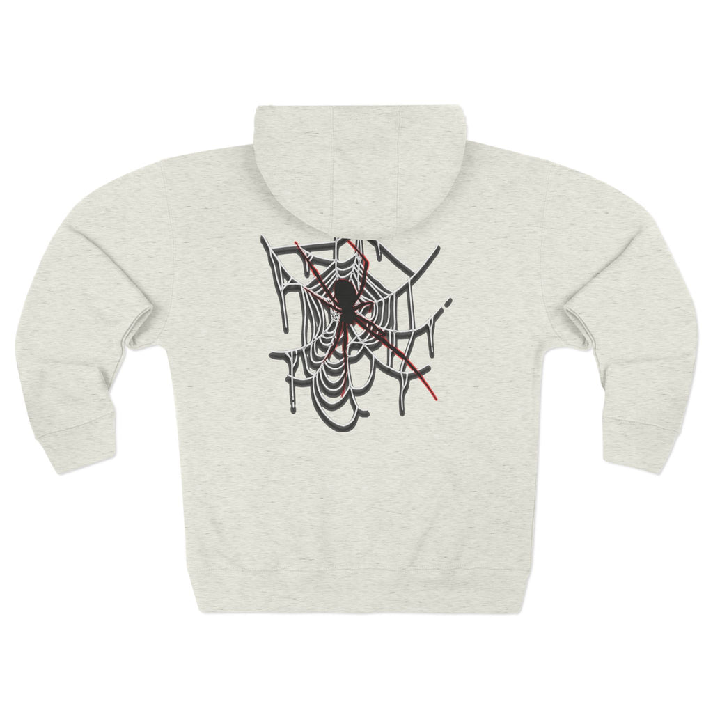 Spider Web Zip Hoodie