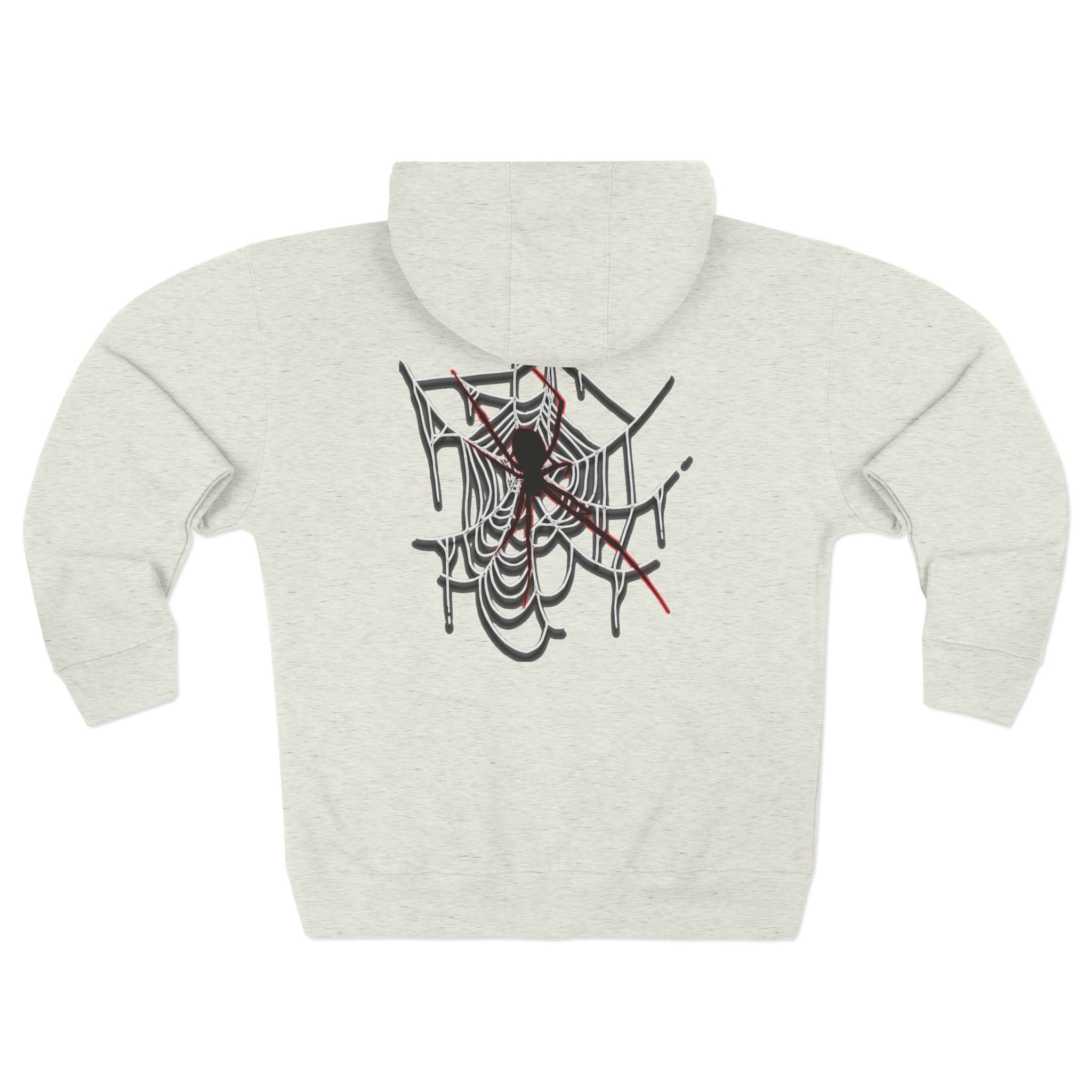 Spider Web Zip Hoodie