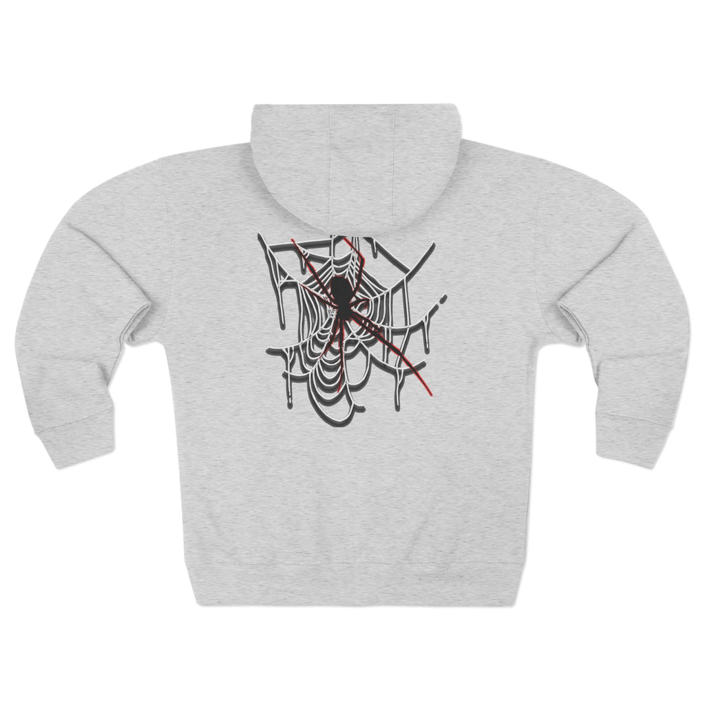 Spider Web Zip Hoodie