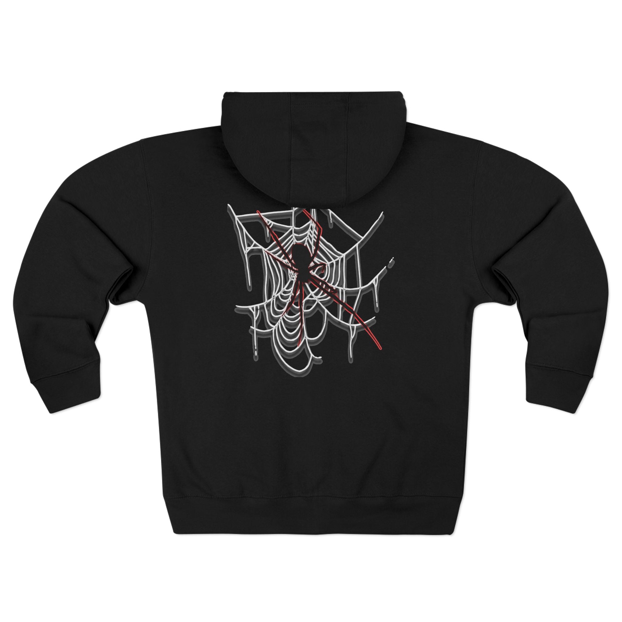 Spider Web Zip Hoodie